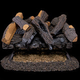 Duluth Forge Vented Natural Gas Fireplace Log Set - 24 in., 55,000 BTU, Heartland Oak