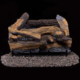 Duluth Forge Ventless Dual Fuel Gas Log Set - 18 in. Split Red Oak