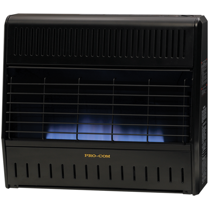 ProCom Heating Dual Fuel Ventless Garage Heater - 30,000 BTU, Model# MNSD300TGA