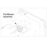 HearthSense FIB100, Vent Free Heater Fan Kit, Accessory for Wall Heaters: BF30T-B, IR26T-B, IR16T-B, 120V Electric Plug, Circulates Warm Air for 20K–30K BTU Heaters