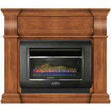 Duluth Forge Mini Hearth Ventless Gas Wall Fireplace - 26,000 BTU, T-Stat Control, Toasted Almond Finish, Model# DF300L-M-TA