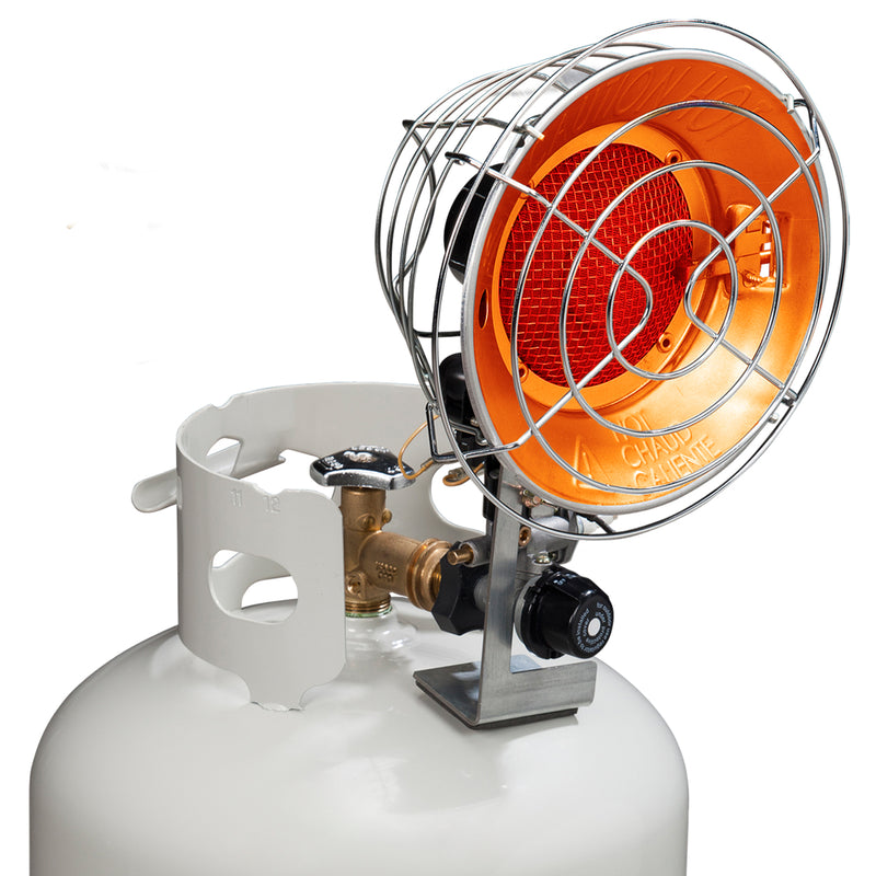 Avenger Infra-Red Tank Top Propane Heater - Single Burner, 15,000 BTU, Model# FBDTP15