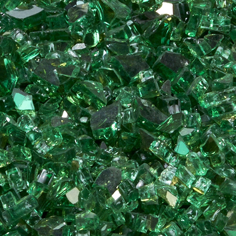 Duluth Forge 1/4 in. Classic Emerald Fire Glass - 10 lb. Bag Fire Pit Glass 14EMGM