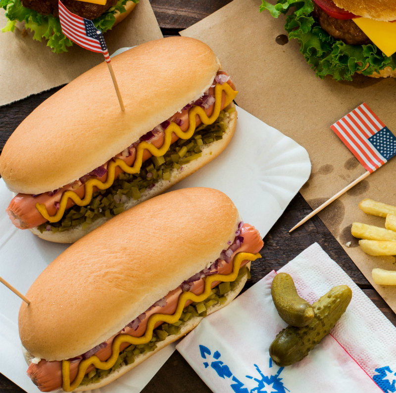 Hot Dogs for July 4th