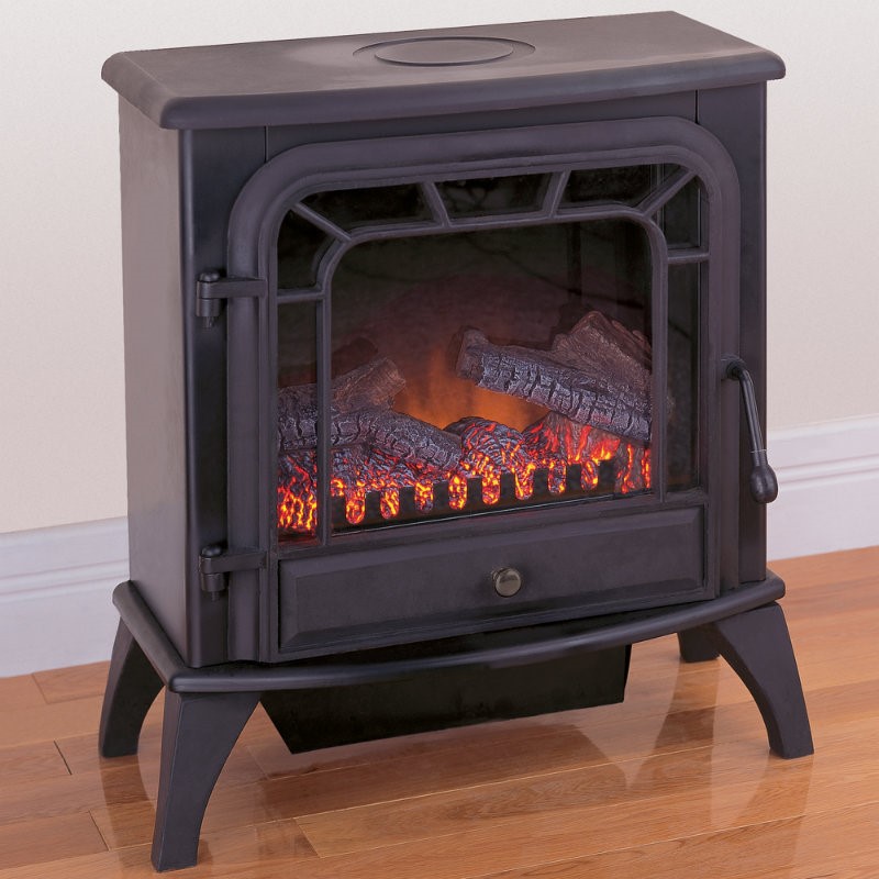 ProCom Electric Stove Fireplace - Black Finish - Model V50HYLD